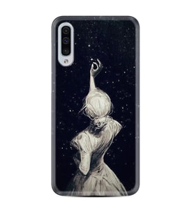Samsung Galaxy A30s Kılıf Desenli Star Woman 1332