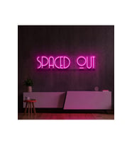 SPACED OUT Yazılı Neon Tabela