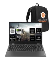 Lenovo Loq i5 13450HX RTX 5060 8GB Gaming Laptop 80GB RAM 1TB SSD 15.6" FHD 144Hz FreeDOS + Per4 Çanta 83JE00XRTRP338