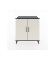 Hyperion Şifonyer Tek Raflı 2 Kapaklı 88x44x96 Antrasit-Aytaşı