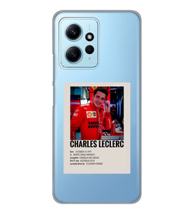 Redmi Note 12 4G Uyumlu Charles Leclerc Desenli Şeffaf Telefon Kılıfı