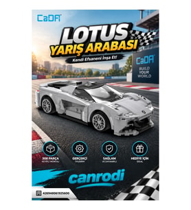 C51071W CADA LOTUS YARIŞ ARABASI 308 PARÇA BLOCK OYUNCAK