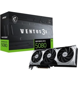 MSI RTX5080 16GB VENTUS 3X PLUS 16G GDDR7 256bit HDMI DP PCIe 5.0