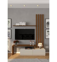 KATARA TV ÜNİTESİ (Beyaz - Ceviz)