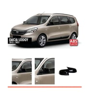 Dacia Lodgy  Uyumlu Batman Yarasa Ayna Kapağı Piano Black / 2012 - 2021