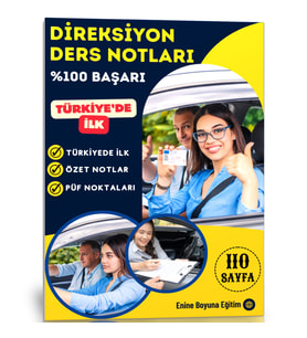 Ehliyet Direksiyon Ders Notları