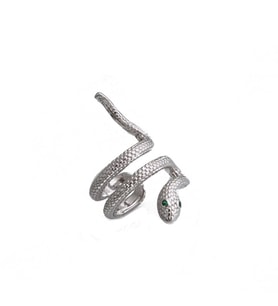 Yılan Kıkırdak Gümüş Küpe Sb2206 (Gümüş)