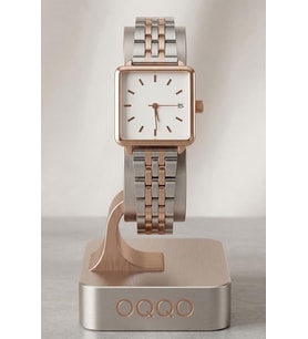 Fully Rose Kasa Rose Gold Gümüş Kare Kadın Kol Saati
