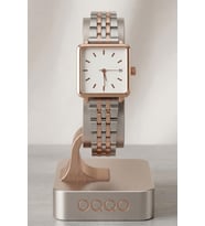 Fully Rose Kasa Rose Gold Gümüş Kare Kadın Kol Saati