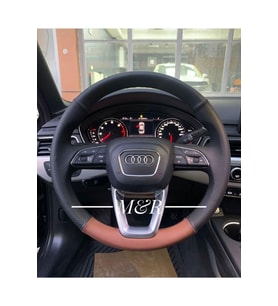 Audi A4 Orijinal Kaplama Deri Direksiyon Kılıfı