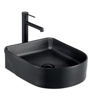 LENA TEZGAHÜSTÜ LAVABO (MAT SİYAH) EH-5110MS