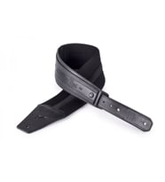 Gruv Gear SS2-NEO40-BLK SoloStrap Neo 2 Bas Gitar Askısı Siyah Renk, 4.0 İnç Ekstra Genişlik, Ağır Enstrümanlar İçin Ergonomik Destek