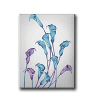 Renkli Zambak Canvas Tablo MİND279