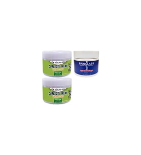 Süper Çörek Otu Rahatlatıcı Krem 2x150 ml+Painclass 150 ml Kuyruk Yağı Kremi