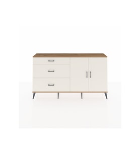 Arges Konsol 2 Raflı 3 Çekmeceli 2 Kapaklı 176x30x99 Çam-Aytaşı
