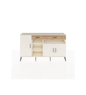 Arges Konsol 5 Raflı 2 Çekmeceli 3 Kapaklı 176x30x99 Aytaşı-Aytaşı/Çam