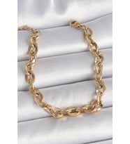 316L Çelik Gold Renk Zincir Model Kadın Bileklik