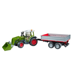 Bruder Fendt Vario 211 Kepçeli Traktör ve Römork Oyuncak (Yeşil)
