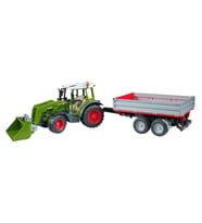 Bruder Fendt Vario 211 Kepçeli Traktör ve Römork Oyuncak (Yeşil)