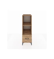 Kronos Dolap 2 Raflı Tek Çekmeceli 44x59x134 Çam-Çam