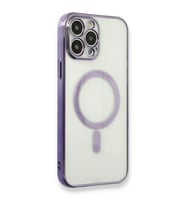 Iphone 13 Kılıf Magneticsafe Silikon - Mor