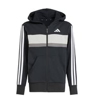 Adidas J 3S TIB FL TS Çocuk Eşofman Takımı JC7520 (Siyah)