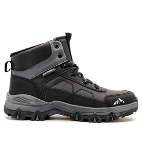 Cool Alfa Siyah Kauçuk Taban Kaymaz Softshell Outdoor Bot