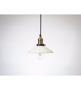 RİOLİGHT RETRO TEKLİ METAL SARKIT ŞAPKA ÇAPI: 22CM (Siyah)
