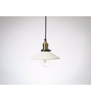 RİOLİGHT RETRO TEKLİ METAL SARKIT ŞAPKA ÇAPI: 22CM (Siyah)