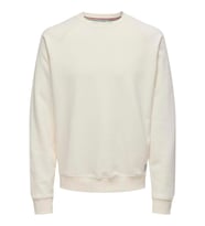 ONSMICHI LIFE REG CREW NECK SWEAT (Krem)