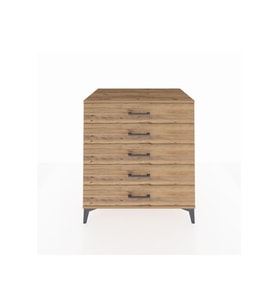 Kronos Şifonyer 5 Çekmeceli 88x59x96 Çam-Çam