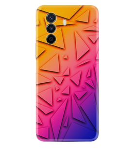 Huawei Nova Y70 Y90 Nova 9 SE  Kılıf Desemli Silikon Üçgenler 1635