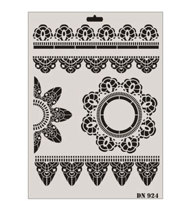 Mey İthalat® Rich Dantel Seri DN-924 Stencil 35x25 cm