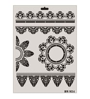 Mey İthalat® Rich Dantel Seri DN-924 Stencil 35x25 cm