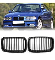 Bmw 3 Serisi E36 Parlak Siyah Ön Panjur Seti 1997-1999 GKL 340956