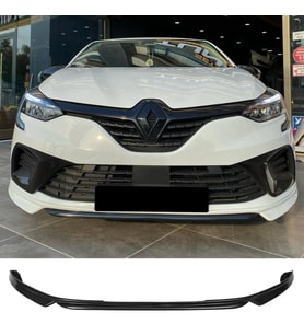 Renault Clio 5 Abt Ön Ek Karlık Abs Plastik Mat Siyah 2019 2020 2021 2022 2023 karlık+bodykit+ek