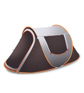 Valkyrie 3-4 Kişilik Hızlı Kurulum Otomatik Kamp Çadırı Sineklikli Çift Pencereli Su Geçirmez 240x150x110cm 4 Mevsim