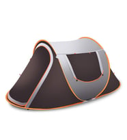 Valkyrie 3-4 Kişilik Hızlı Kurulum Otomatik Kamp Çadırı Sineklikli Çift Pencereli Su Geçirmez 240x150x110cm 4 Mevsim