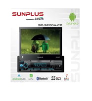 Sunplus Hıtech SP-9200A-CP Androıd Indash Teyp 7 Inç 4X55 Watt Bluetooth Mirrorlink Kumanda (Siyah)