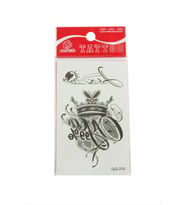 Çiçek Tattoo Dövme Sticker (Beyaz)