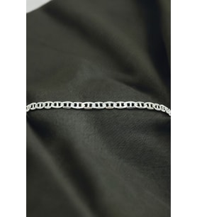 925 Ayar Gümüş 4mm Forse Barlı Erkek Zincir Bileklik (ÖZEL KUTULU)