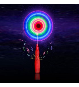 FLASHİNG LİGHT UP LED SPİNNİNG RENKLİ LED IŞIKLI DÖNEN UFO PERVANE SESLİ IŞIKLI KIRMIZI DEĞİRMEN IŞIK