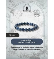 Dumortierit 10mm Doğal Taş Bileklik