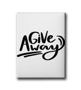 Give Away Canvas Tablo MİND728