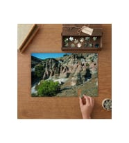 Kutan Peri Bacaları Tasarımı 240 parça Ahşap Puzzle Ahşap Kutuda MP02066