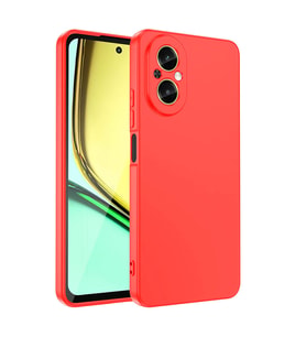 Realme 12 Lite Uyumlu Kılıf Zore Mara Lansman Kapak (Kırmızı)