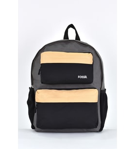 Fossil Unisex Çok Gözlü Günlük Seyahat Okul Sırt Çantası Gri 9503