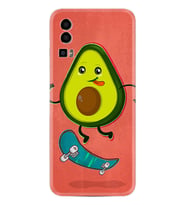 General Mobile Gm 23 Kılıf Silikon Desen Özel Seri Avokado Skate 1741