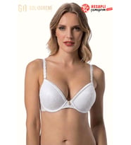 Le Jardin Premium Kadın Bellini Soft Cup Destekli Dolgulu Dantelli Kutulu Tekli Sütyen