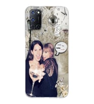 Oppo A52/A72/A92 Uyumlu Lana Del Rey ve Taylor Swift Desenli Şeffaf Telefon Kılıfı
